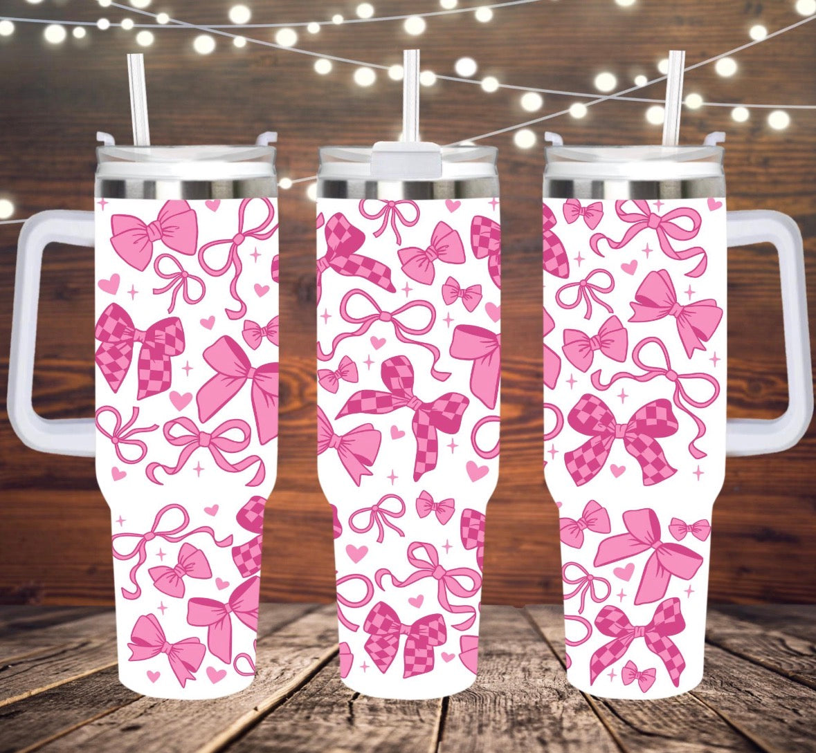 Bows & Ribbon 40oz Tumbler