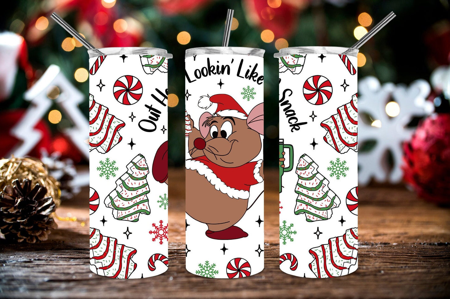 Out here looking like a snack Gus 20oz Tumbler, Christmas 20oz Tumbler.