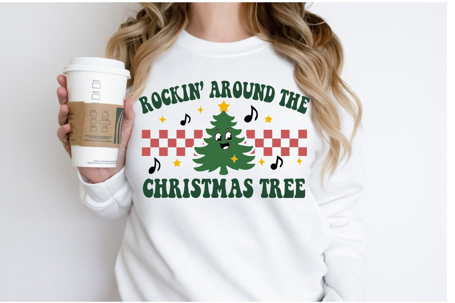 Rocking around the Christmas Tree Sweatshirt, Christmas Sweatshirt