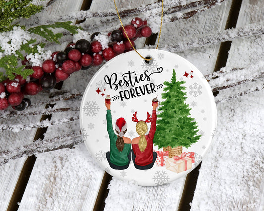 Best Friend Ornament, Christmas Ornament