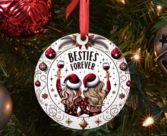 Besties Ornaments, Best Friends Ornaments, Christmas 2023