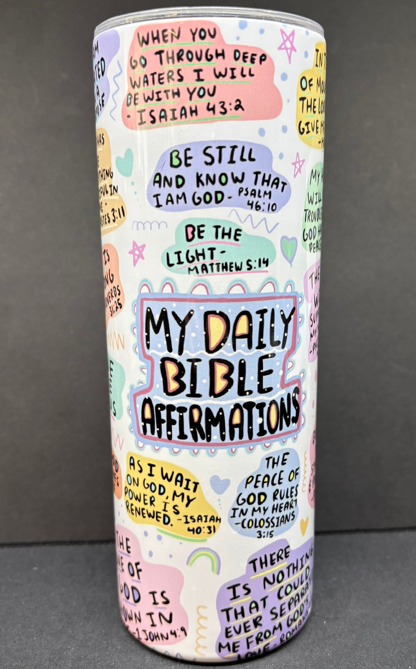 My daily bible affirmation 20oz
