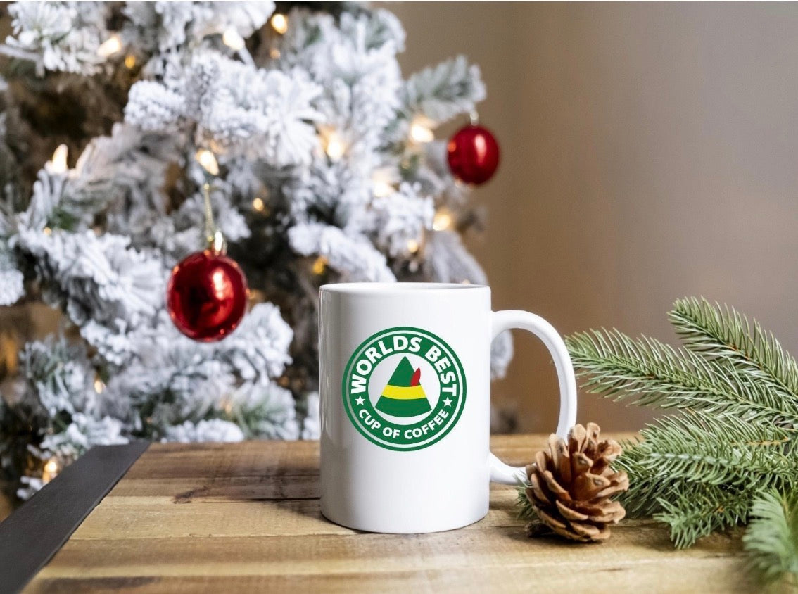 World’s best cup of coffee 11oz mug.