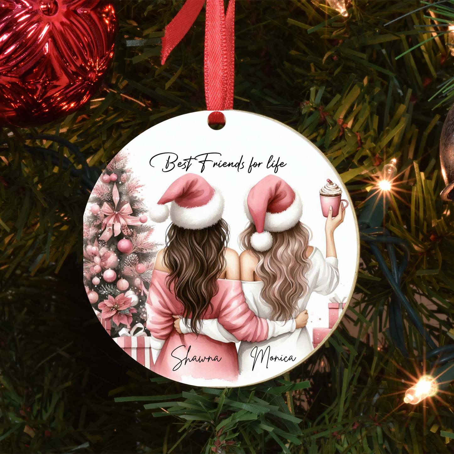 Best Friend for life ornament